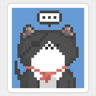 Pixel Cat 124 Sticker